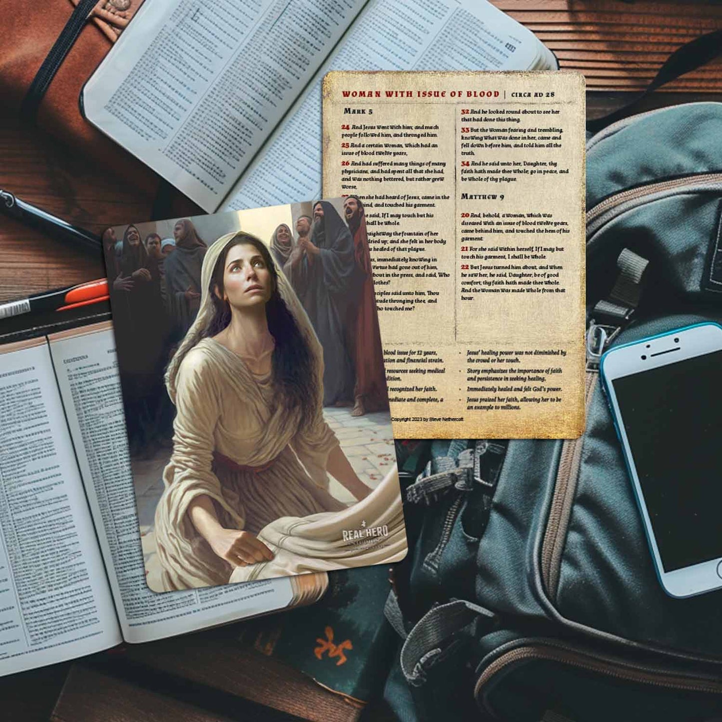 Woman with Issue of Blood | Card