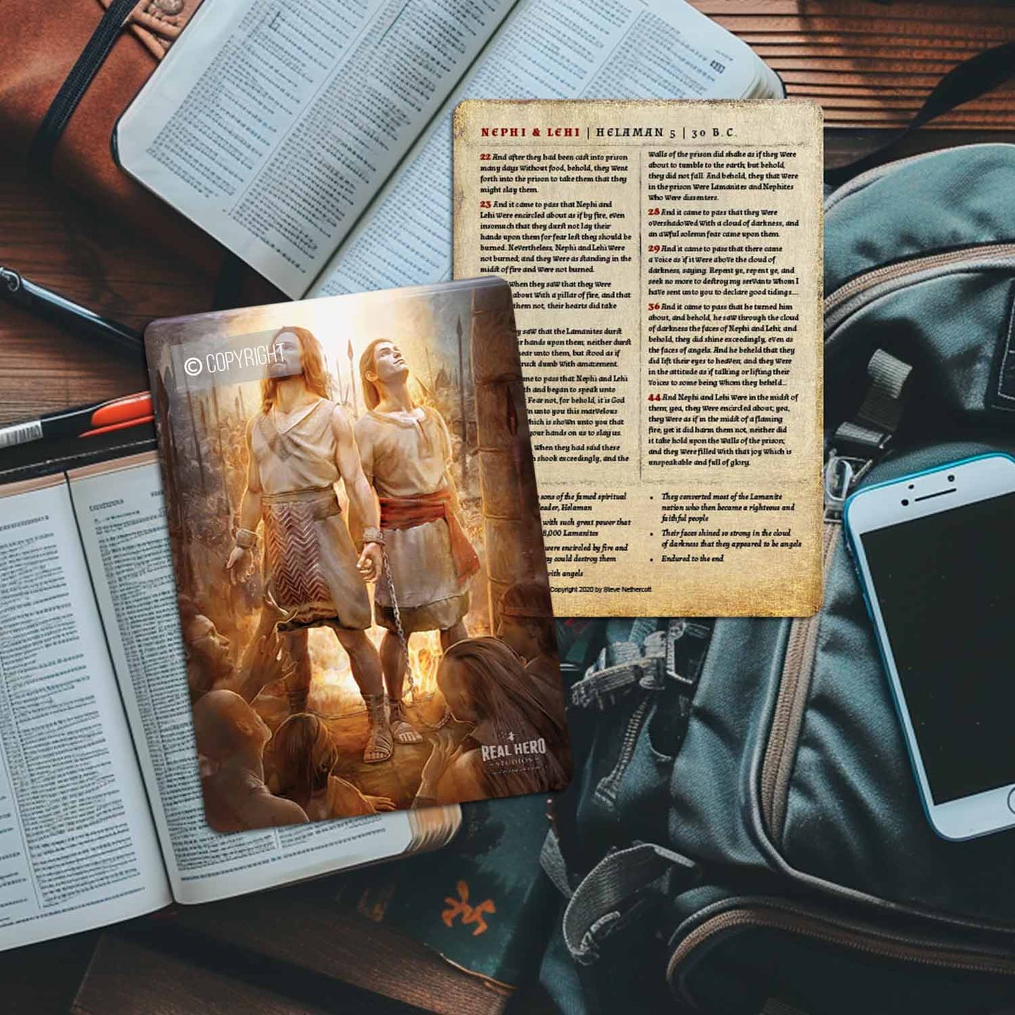 Nephi & Lehi | Card