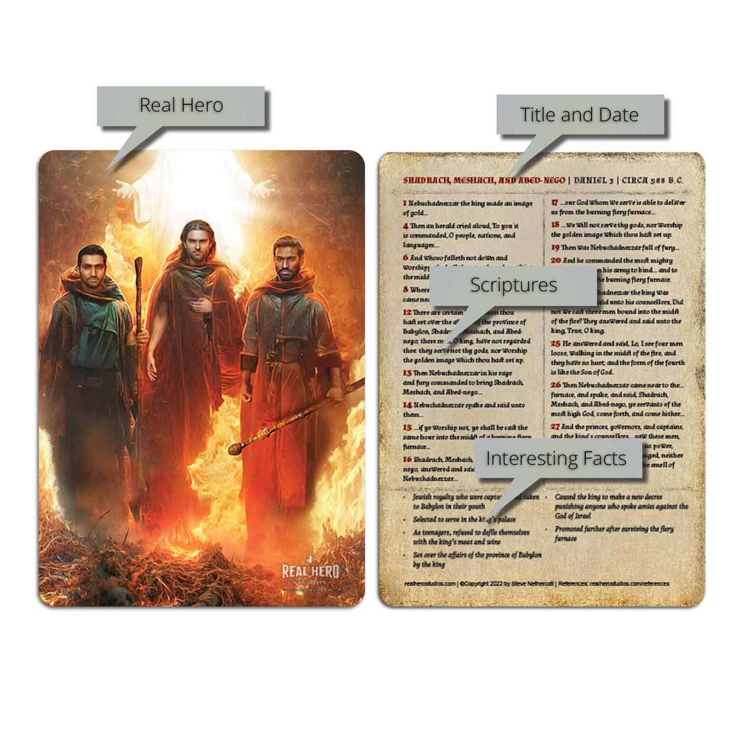 Shadrach, Meshach, and Abed-nego | Card