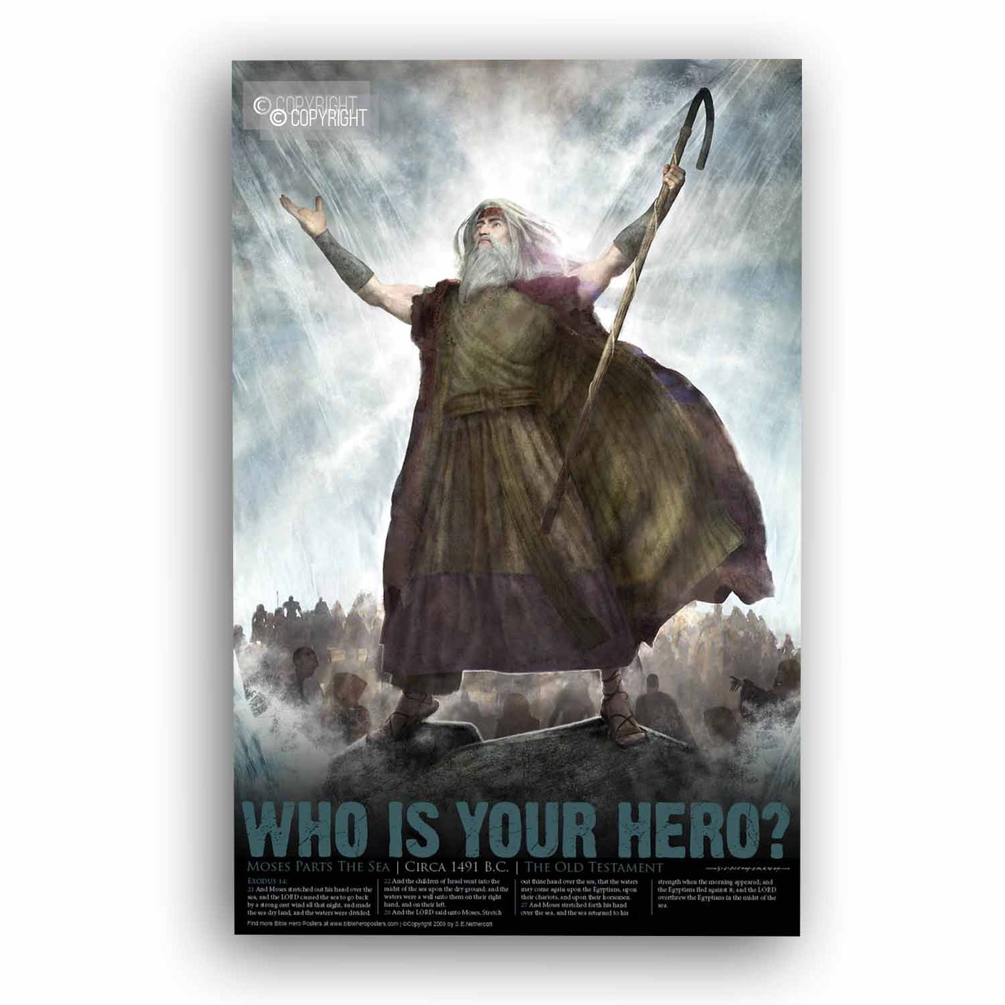 Moses Parts the Sea | Poster