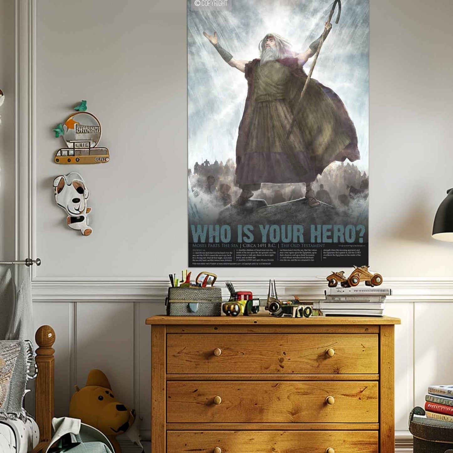 Moses Parts the Sea | Poster