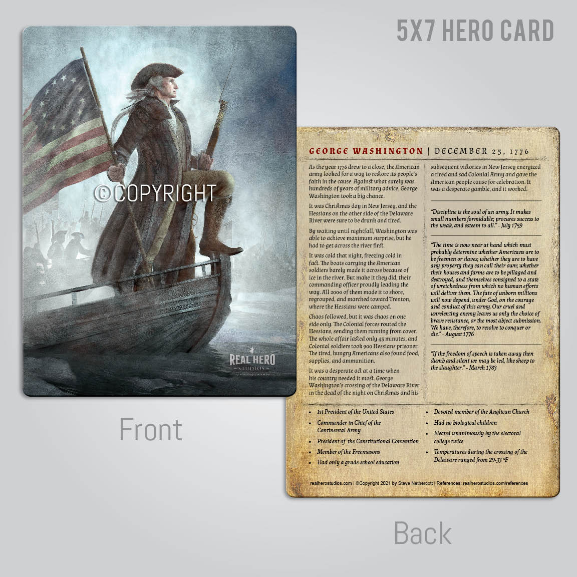 George Washington | 01 | Hero Card