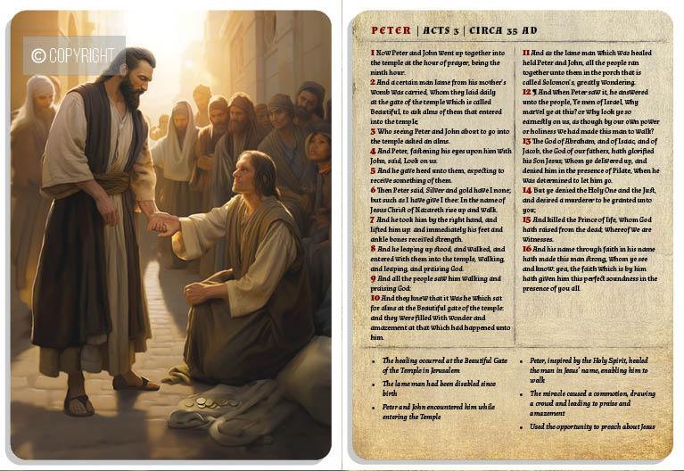 Holy Bible 3 | 5x7 Card Set