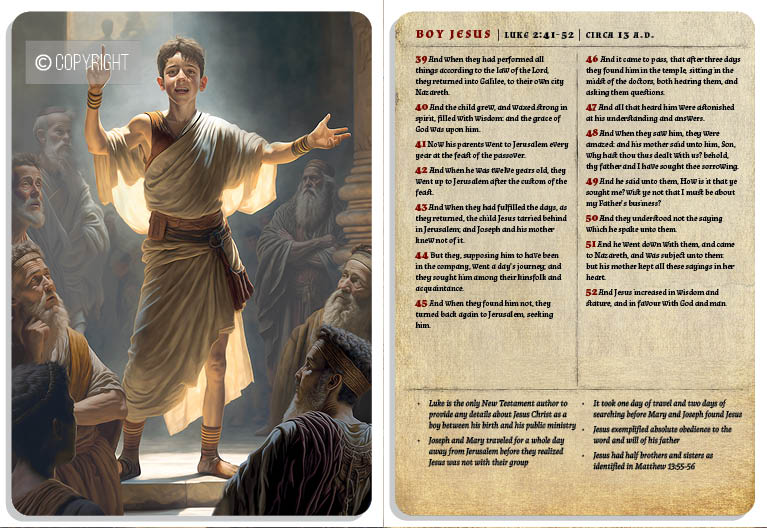 Holy Bible 3 | 5x7 Card Set