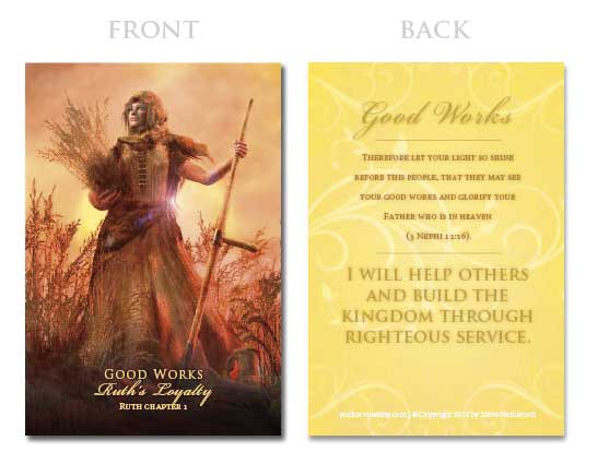 Young Women Values 3x4.5 Card Set