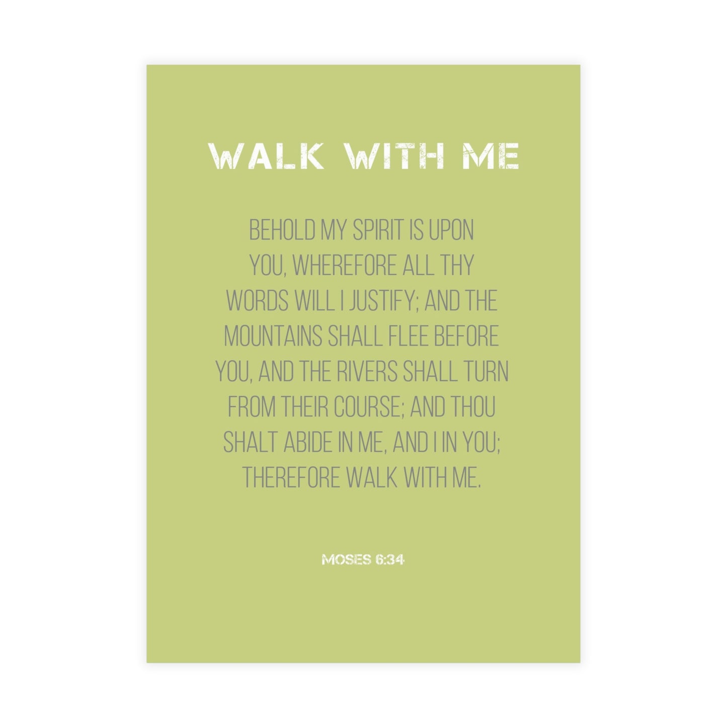 10 Pack Theme Cards | 2026 Youth theme "Walk With Me" | Young Women