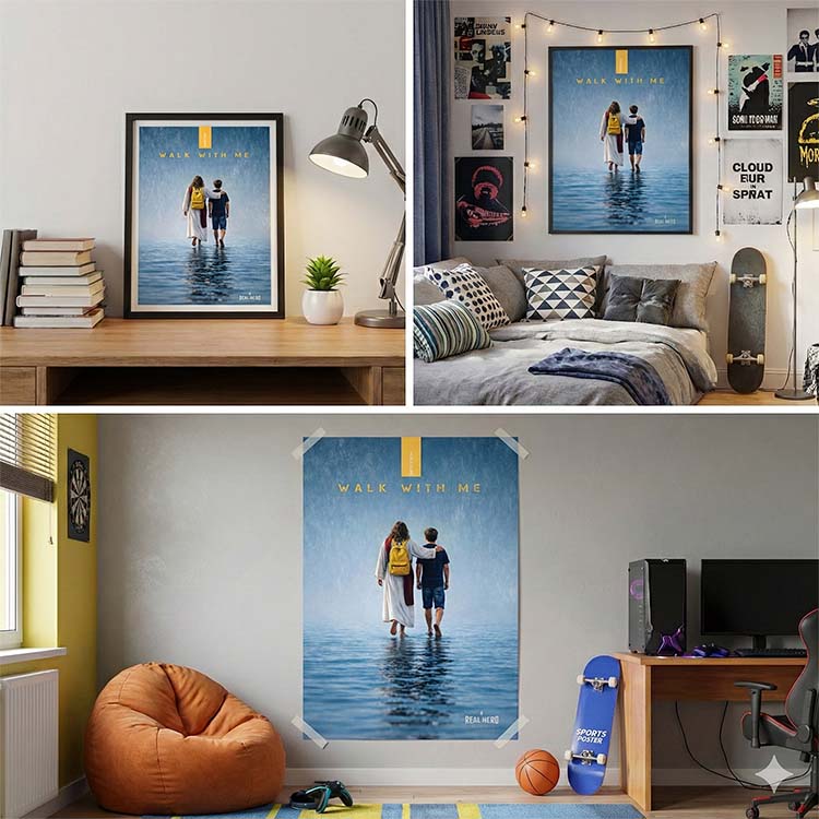 Poster | 2026 Youth Theme "Walk With Me" | Young Men