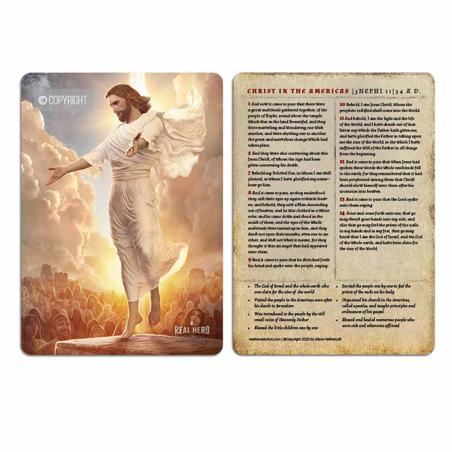 Christ in the Americas  | Card