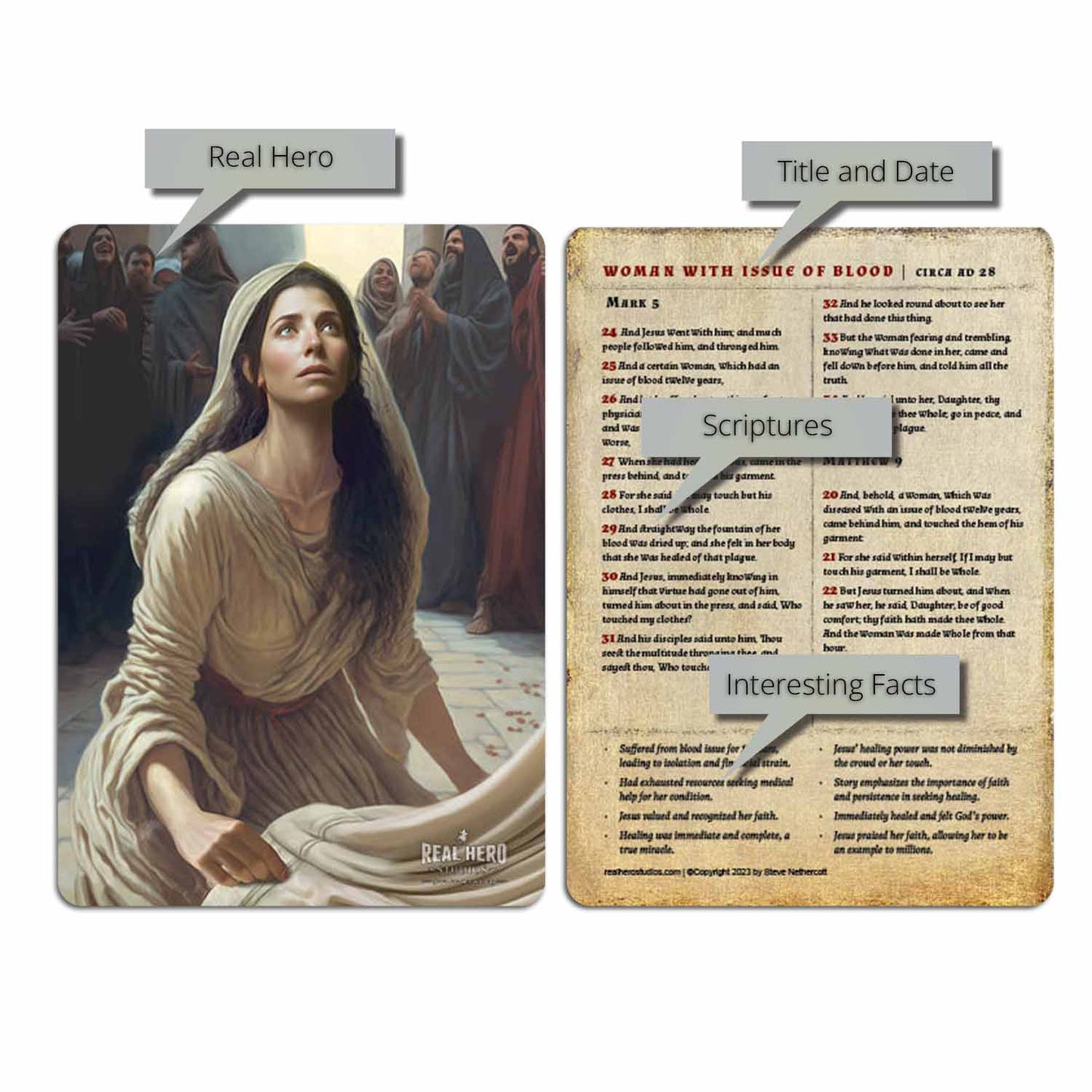 Woman with Issue of Blood | Card