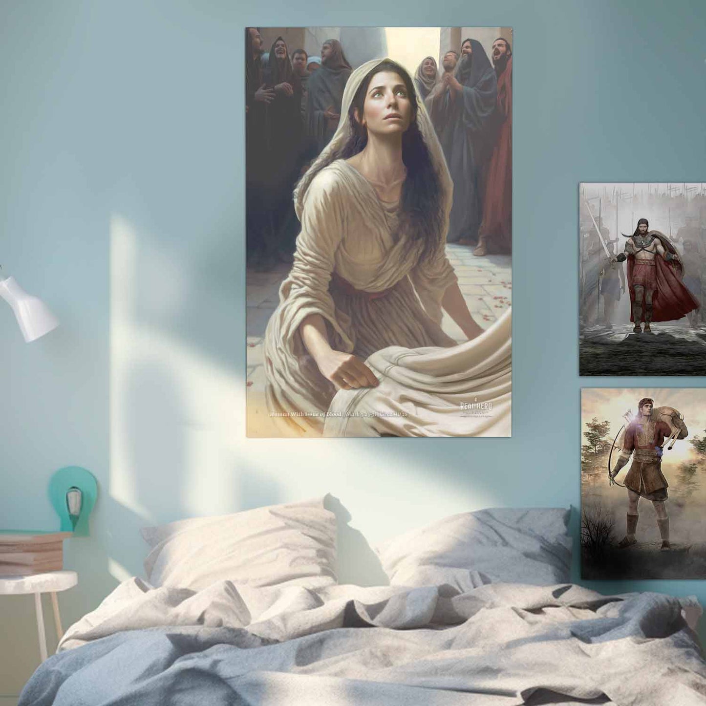 Woman with issue of blood | Poster