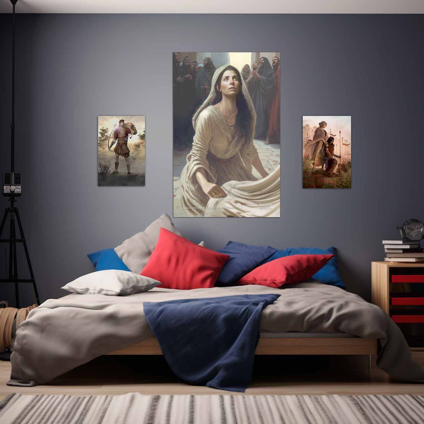 Woman with issue of blood | Poster