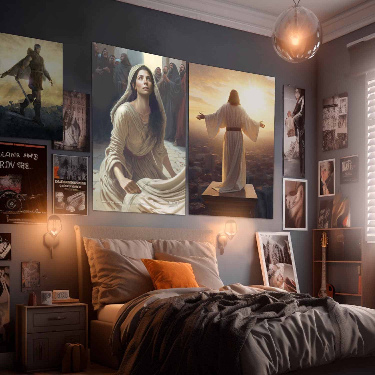 Woman with issue of blood | Poster