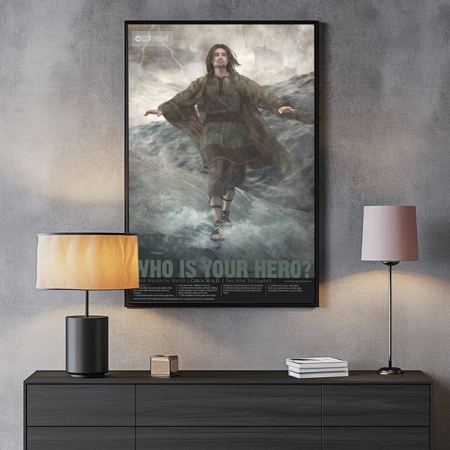Peter Walks on Water | Poster