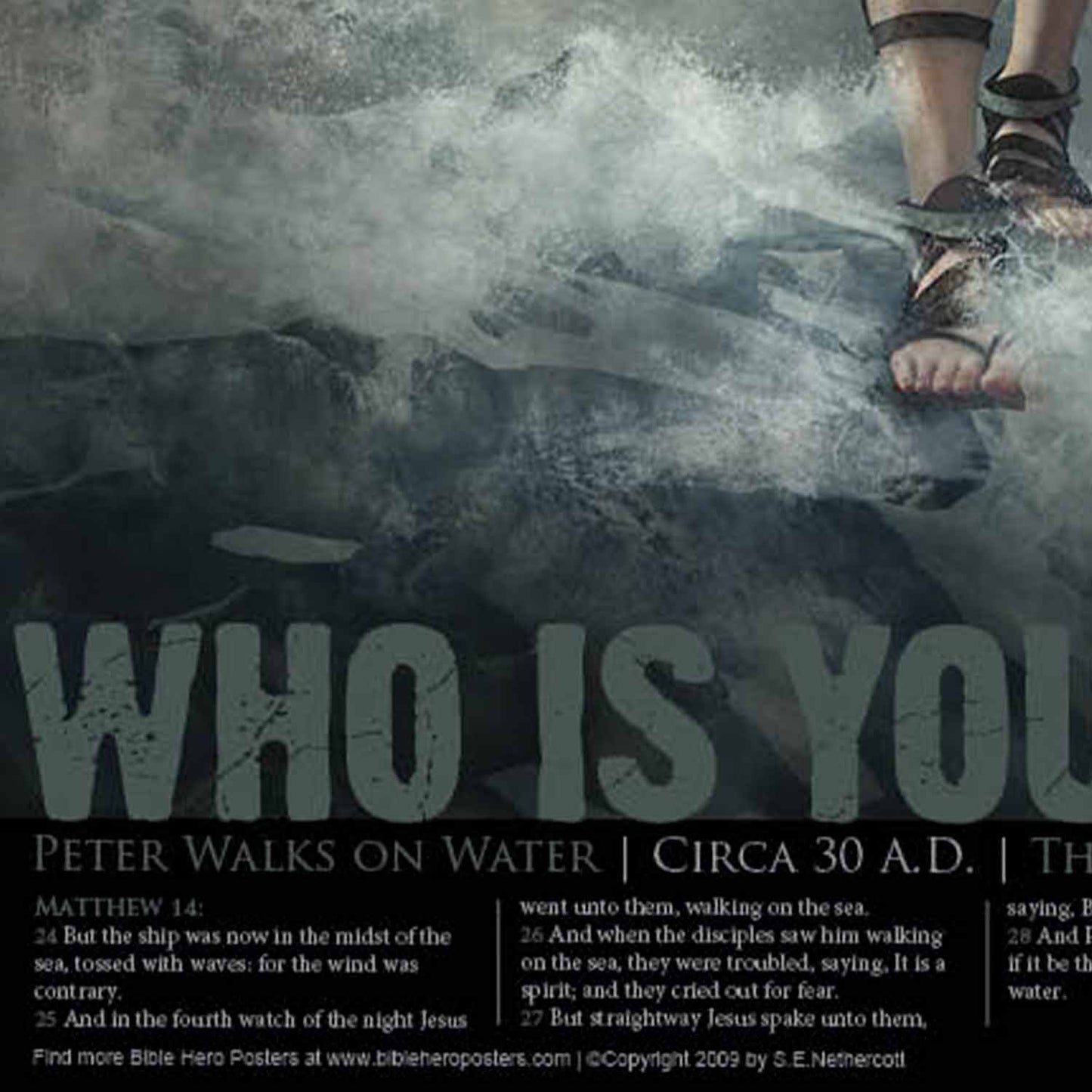 Peter Walks on Water | Poster