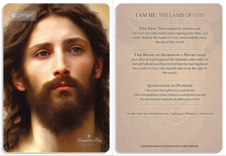 I AM HE | Portraits | 5X7 Card Set