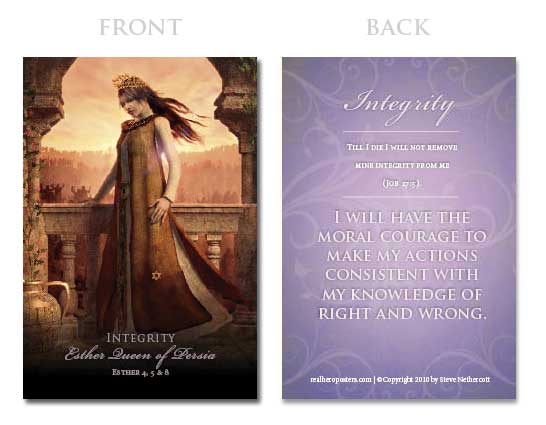 Young Women Values 3x4.5 Card Set