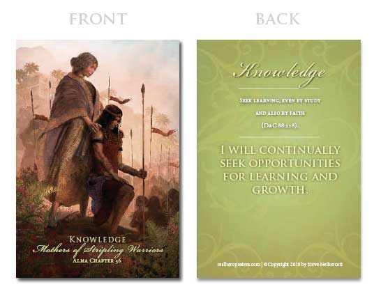 Young Women Values 3x4.5 Card Set