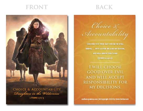Young Women Values 3x4.5 Card Set