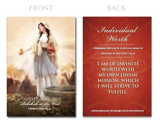 Young Women Values 3x4.5 Card Set